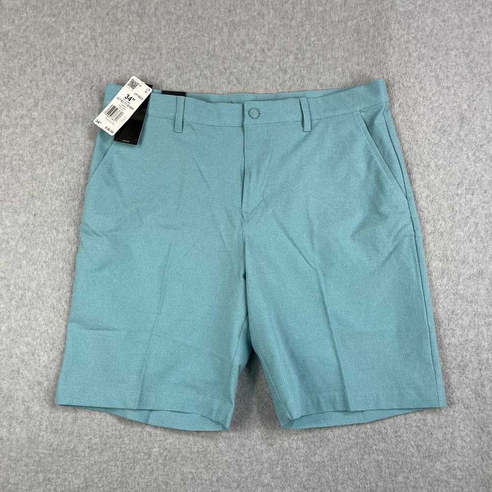 Adidas Ultimate365 Golf Shorts Mens 34 (Fits 36) Mint 9" Inseam Stretch $80